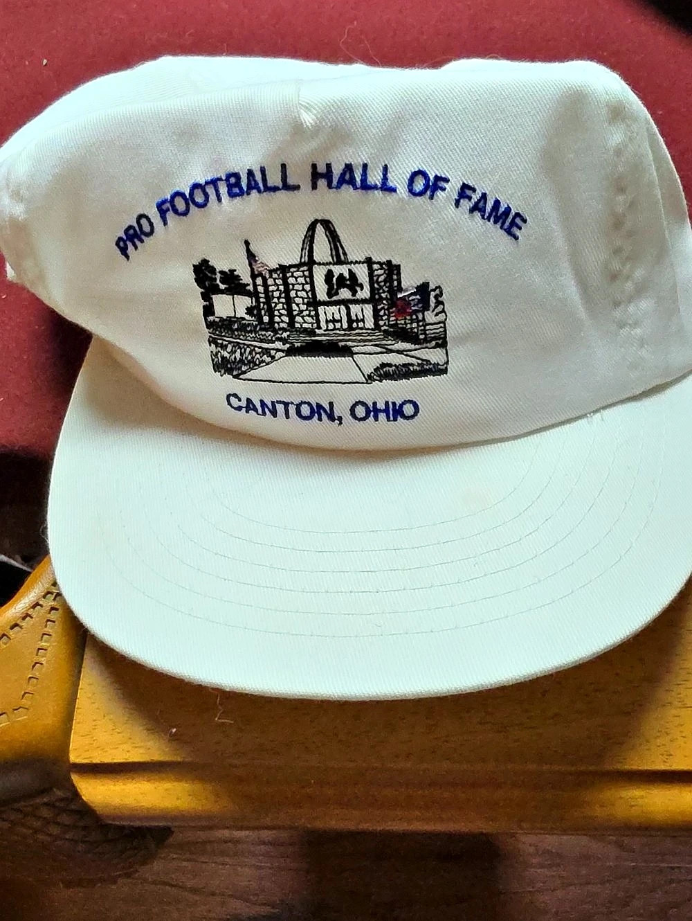 Pro Football Hall of Fame Canton, Ohio cap White Cap